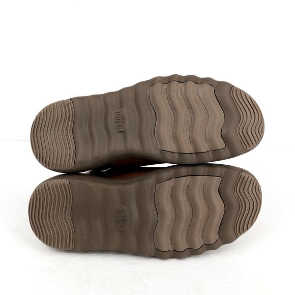 HEY DUDE Womens Branson Ankle Boots US 7 Cognac Leather Pull-On NIB - Picture 12 of 13